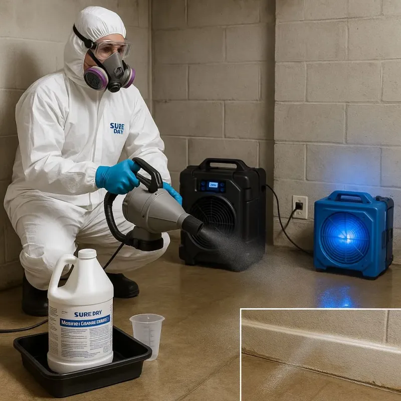 Sanitization and Odor Removal process in Oak Trail Shores, TX